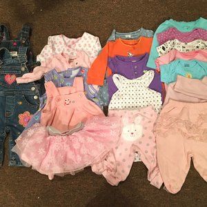 Baby Girl's 6 Month Bundle - 19 Pieces